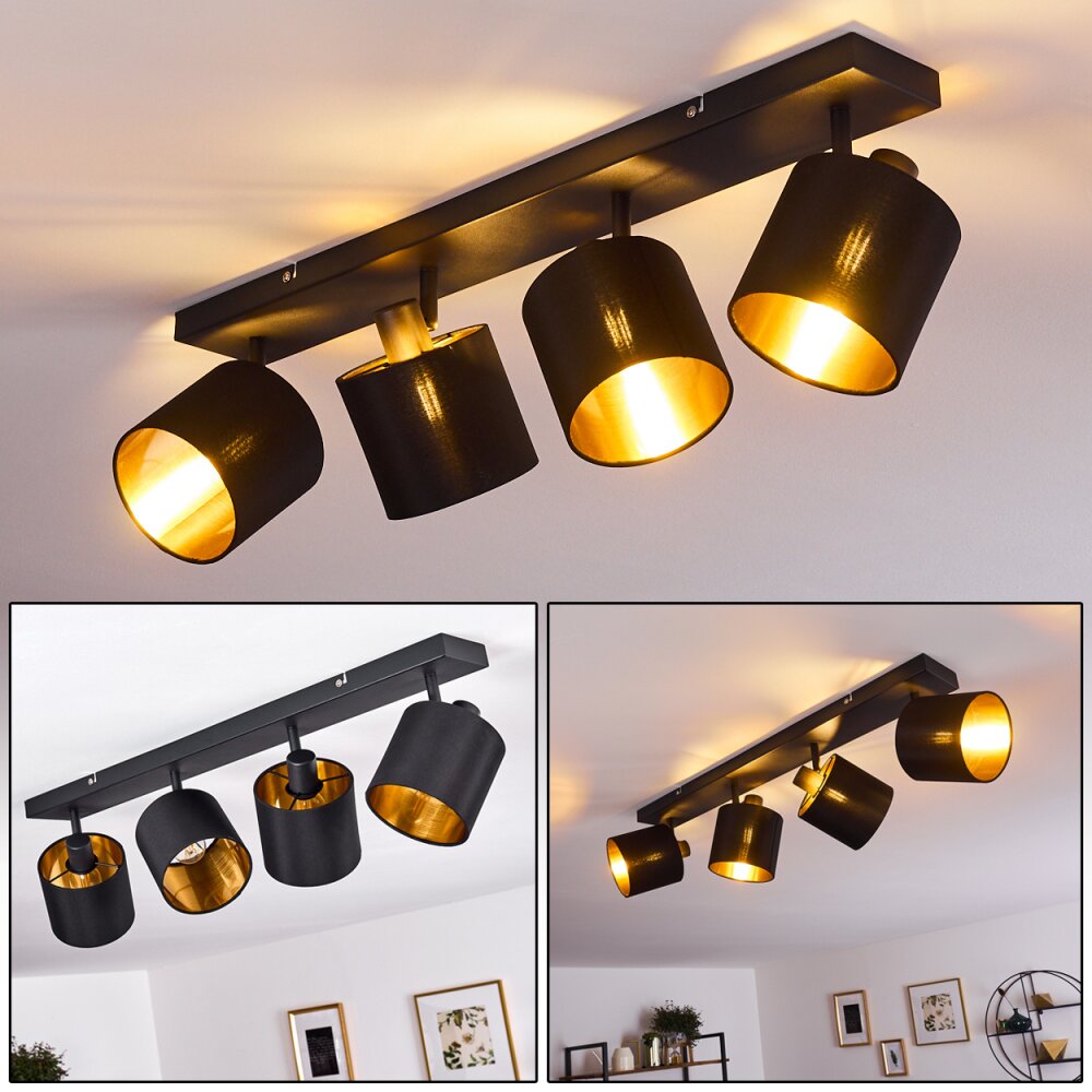 Alsen Taklampa, Takstrålkastare Svart, 4-ljuskällor main product photo