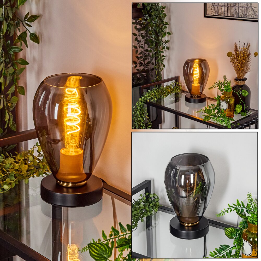 Lincura Bordslampa Mässing, Svart, 1-ljuskällor main product photo