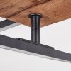 Avelal Taklampa LED Trä ljus, träoptik, Svart, 1-ljuskällor