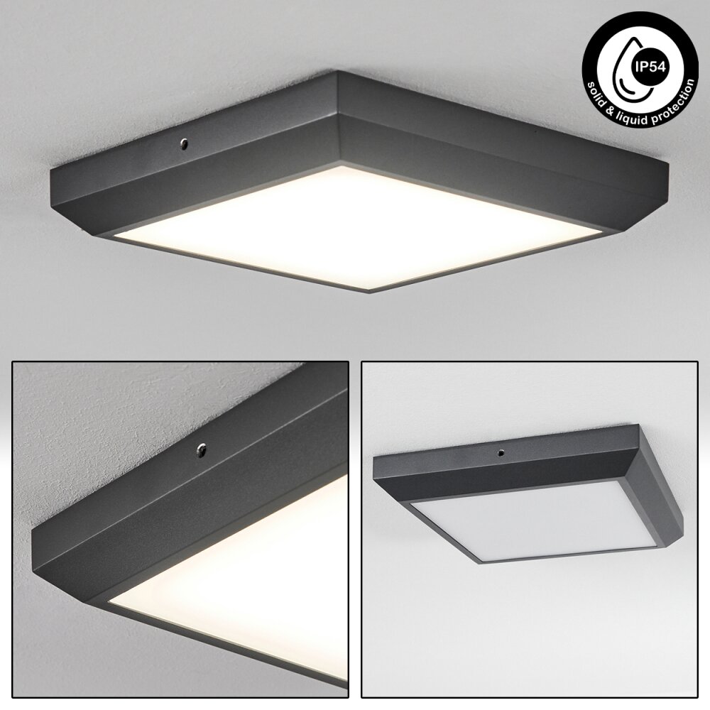 Alkmaar Taklampa, Vägglampa LED Antracit, 1-ljuskällor main product photo