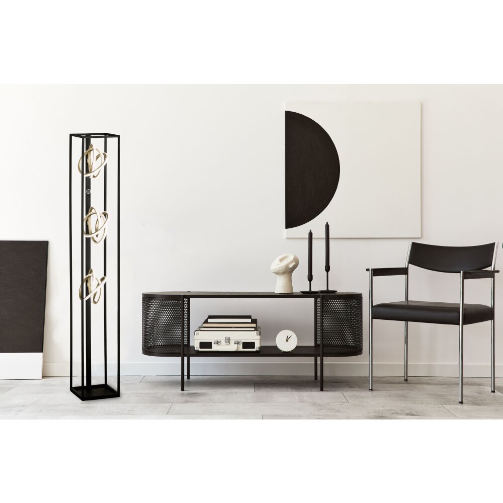 Honsel Lampor Gisi Golvlampa LED Svart, 3-ljuskällor main product photo