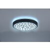 Reality Chizu Taklampa LED Svart, 1-ljuskällor, Fjärrkontroll, Färgväxlare