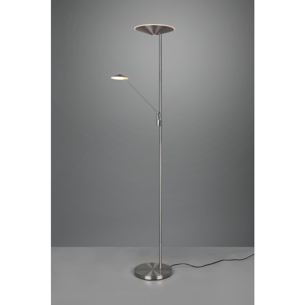 Trio Lampor Brantford strålkastare, Golvlampa LED Nickel matt, 1-ljuskällor main product photo