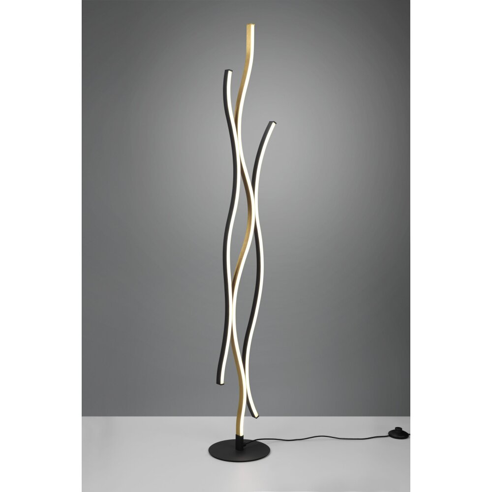 Trio Lampor Blaze Golvlampa LED Mässing, 1-ljuskällor main product photo