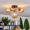 Chehalis Taklampa 12 cm LED Mässing, Svart, 3-ljuskällor