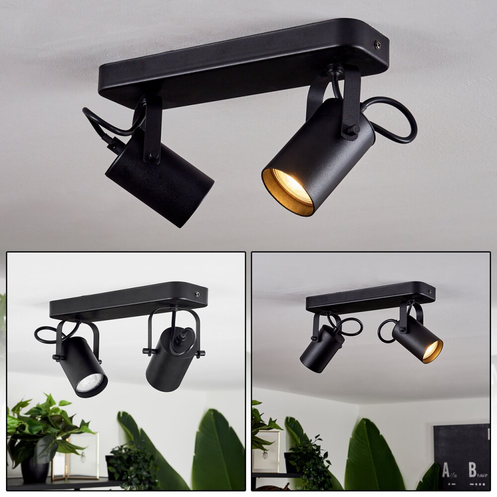 Kergus Taklampa, Takstrålkastare Svart, 2-ljuskällor main product photo