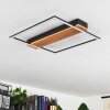Courceaux Taklampa LED Naturfärger, Svart, 1-ljuskällor