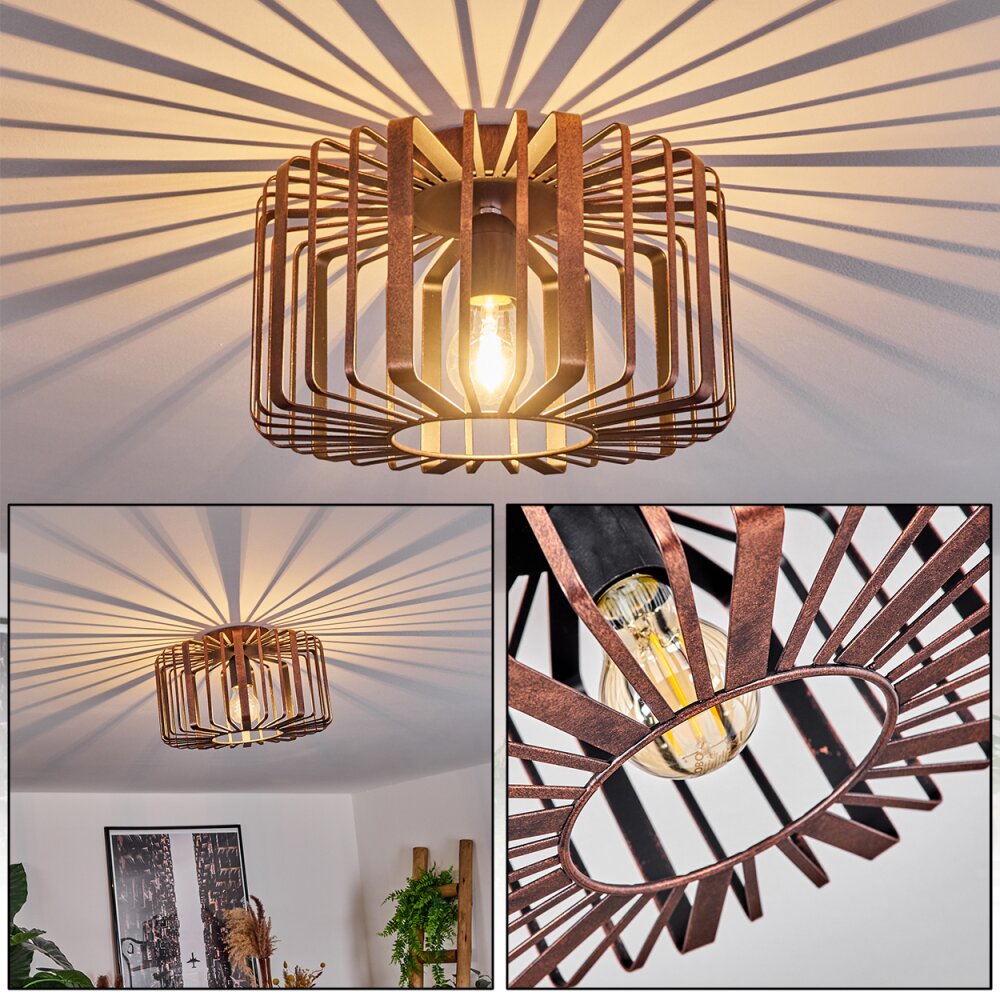 Oravi Taklampa Kopparfärg, Rostfärger, 1-ljuskällor main product photo