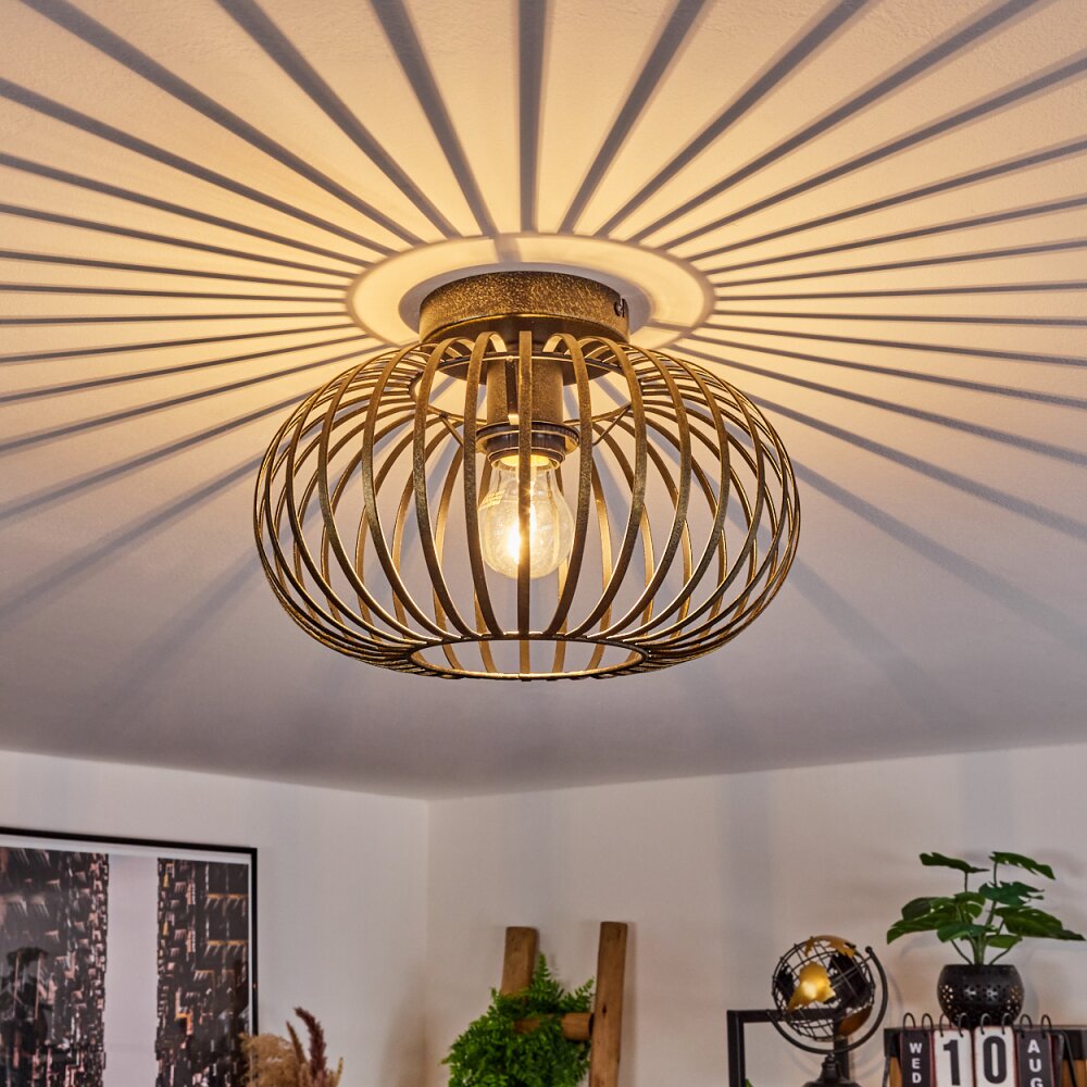Oravi Taklampa Antik, Guld, 1-ljuskällor main product photo