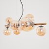 Chehalis Pendelbelysning 14.5 cm LED Mässing, Svart, 9-ljuskällor
