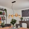 Chehalis Pendelbelysning 14.5 cm LED Mässing, Svart, 9-ljuskällor