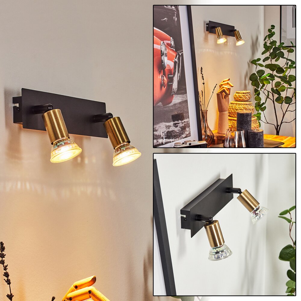 Castillo Vägglampa, Väggspotlight Svart, 2-ljuskällor main product photo