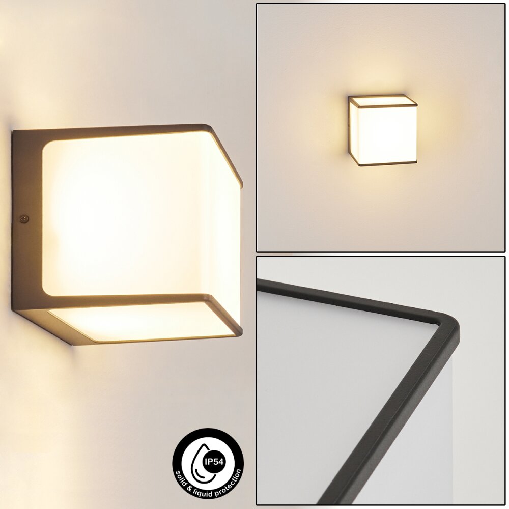 Burseryd vägglampa utomhus LED Antracit, 1-ljuskällor main product photo
