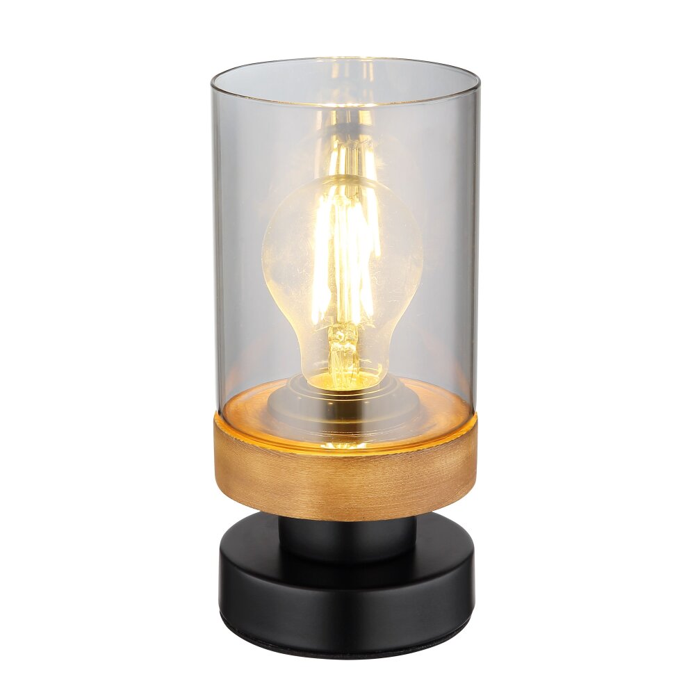 Globo FINCA Bordslampa Naturfärger, Svart, 1-ljuskällor main product photo