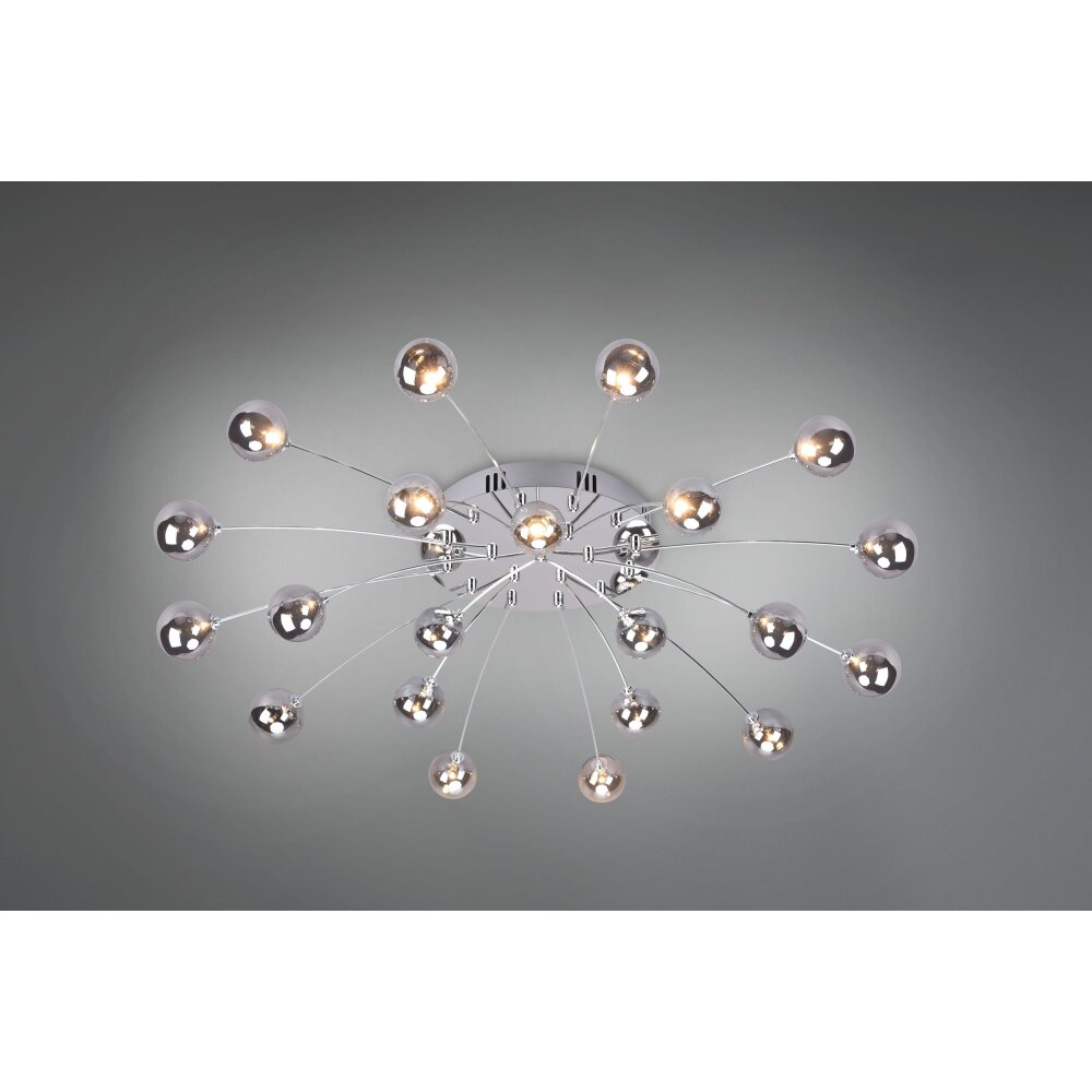 Trio Lampor Bullet Taklampa LED Krom, 21-ljuskällor main product photo