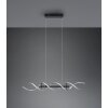 Trio Lampor Sequence Pendelbelysning LED Aluminium, Svart, 1-ljuskällor