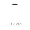 Trio Lampor Sequence Pendelbelysning LED Aluminium, Svart, 1-ljuskällor
