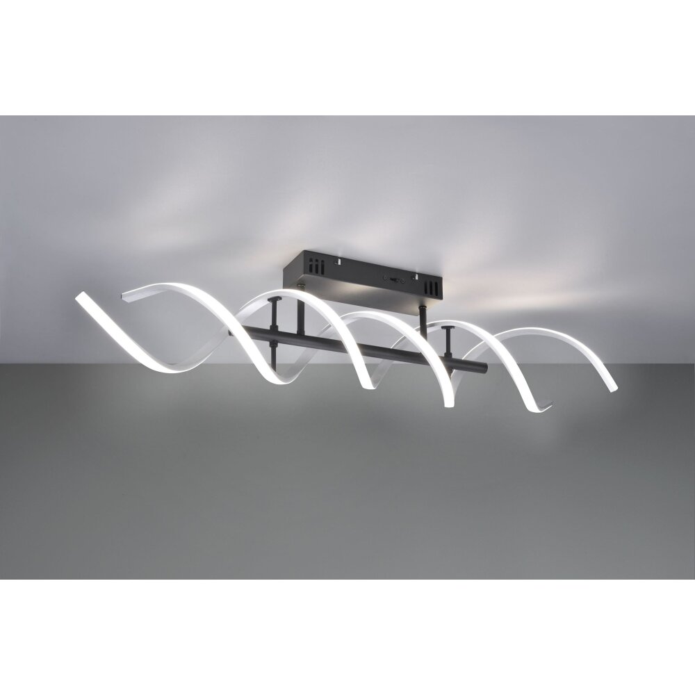 Trio Lampor Sequence Taklampa LED Aluminium, Svart, 1-ljuskällor main product photo