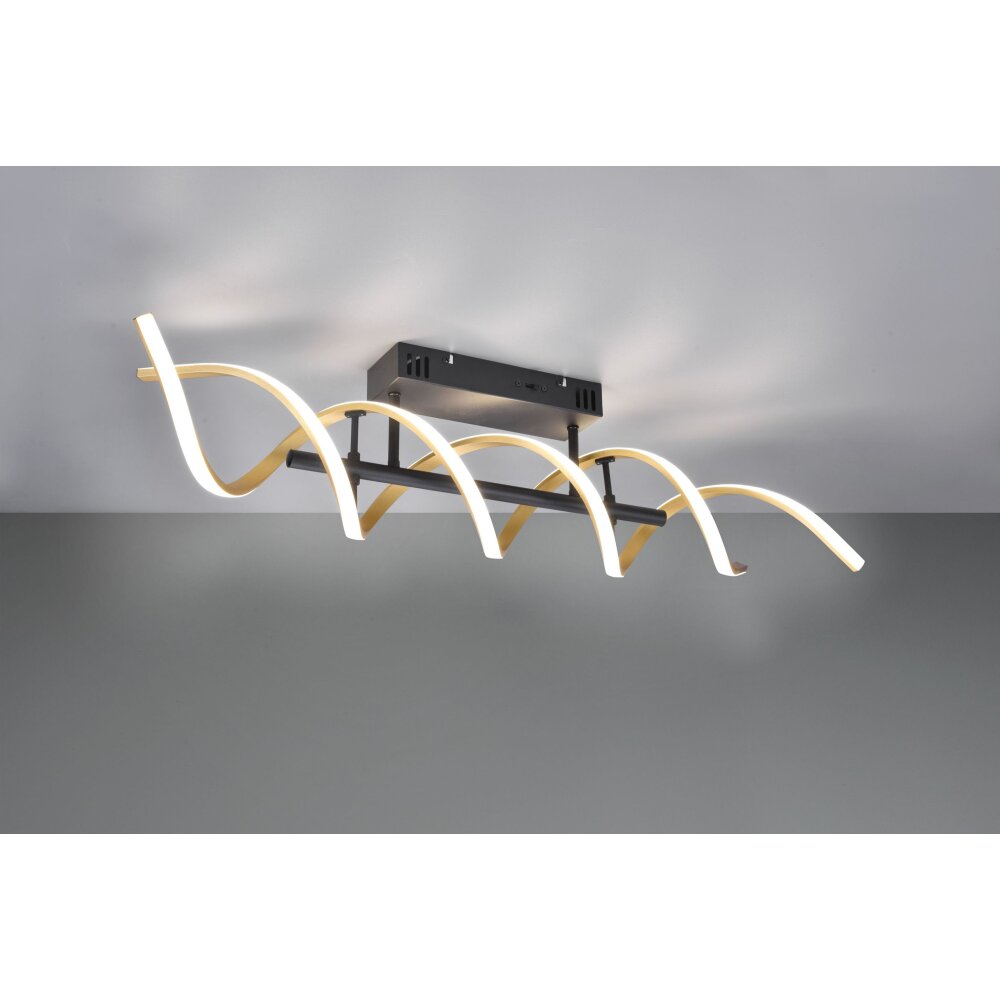 Trio Lampor Sequence Taklampa LED Mässing, Svart, 1-ljuskällor main product photo