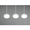 Trio Lampor Tray Pendelbelysning LED Vit, 3-ljuskällor
