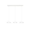 Trio Lampor Tray Pendelbelysning LED Vit, 3-ljuskällor