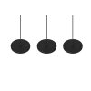 Trio Lampor Tray Pendelbelysning LED Svart, 3-ljuskällor