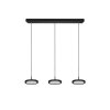 Trio Lampor Tray Pendelbelysning LED Svart, 3-ljuskällor