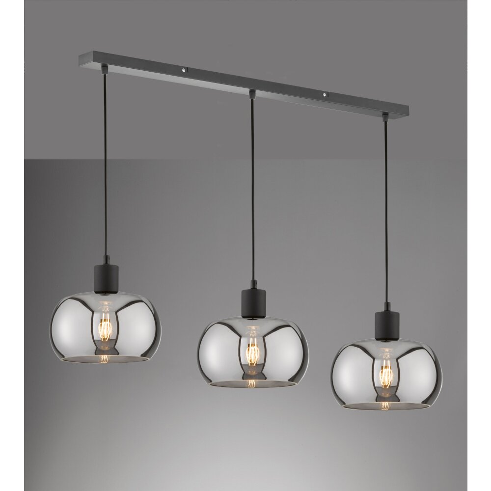 Honsel Lampor Dima Pendelbelysning Svart, 3-ljuskällor main product photo