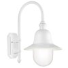 LCD Lengerich vägglampa utomhus, Vägglampa Vit, 1-ljuskällor