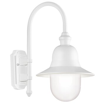 LCD Lengerich vägglampa utomhus, Vägglampa Vit, 1-ljuskällor