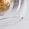 Vouhet Taklampa Brun, träoptik, Svart, 3-ljuskällor