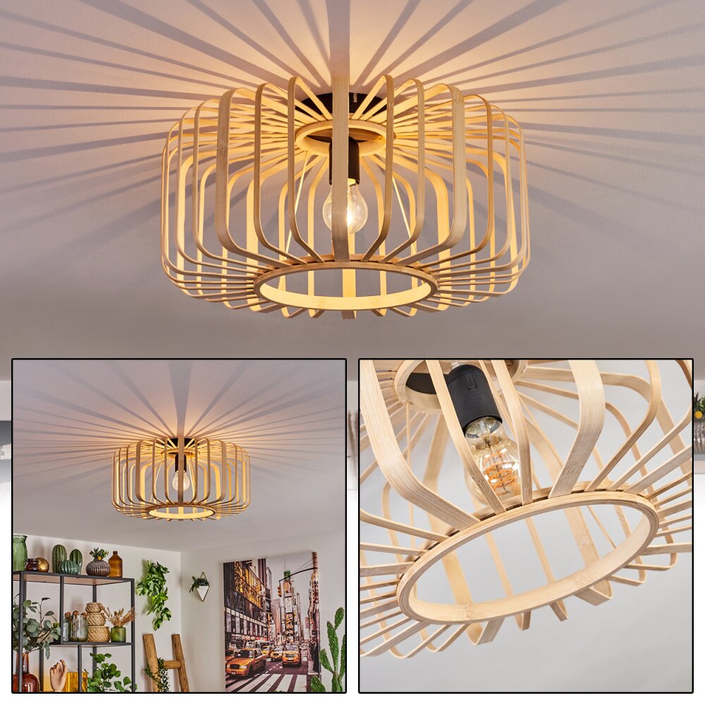 Oravi Taklampa Trä ljus, 1-ljuskällor main product photo