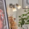 Chapod Taklampa, Takstrålkastare, Vägglampa, Väggspotlight Nickel matt, 2-ljuskällor