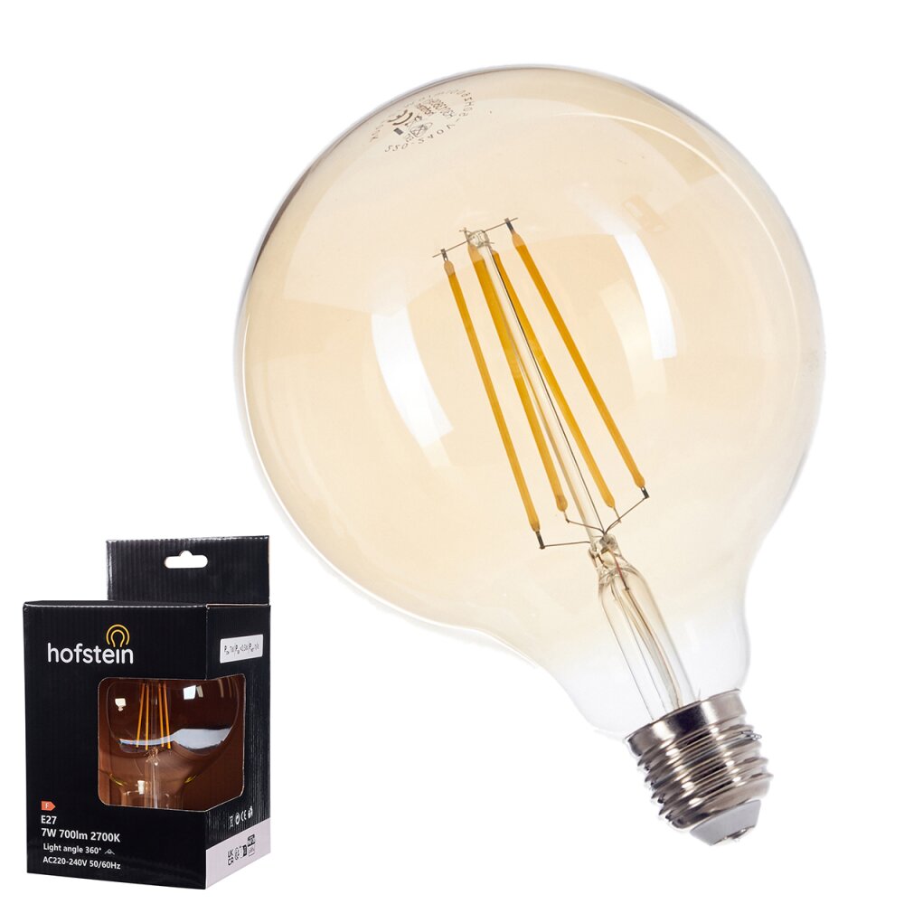 E27 LED 6 Watt varmvit 700 Lumen main product photo