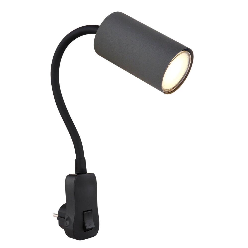 Globo ROBBY Utomhuslampa med uttag, Vägglampa Svart, 1-ljuskällor main product photo