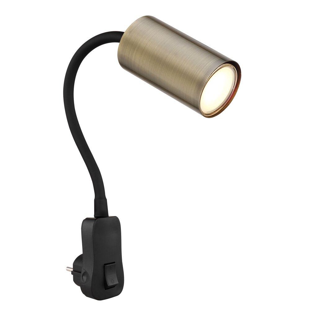 Globo ROBBY Utomhuslampa med uttag, Vägglampa Svart, 1-ljuskällor main product photo