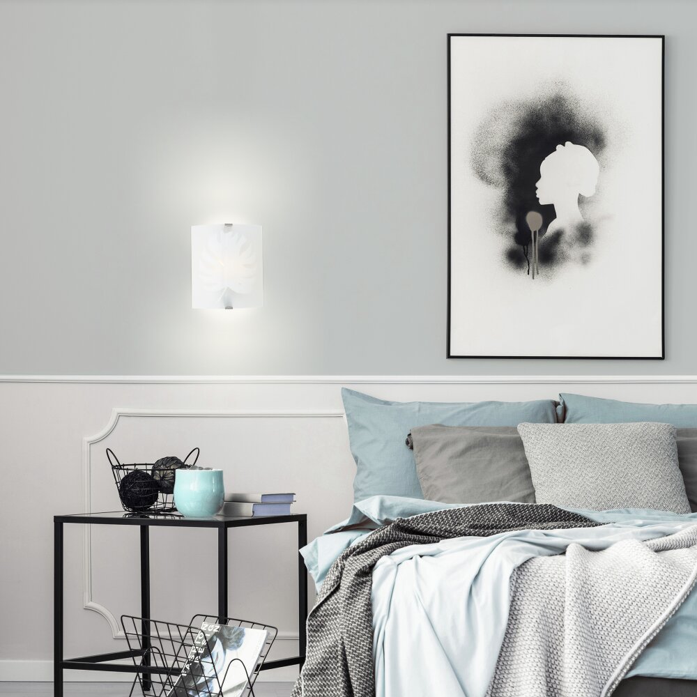 Brilliant Lampor Uja Vägglampa Silver, 1-ljuskällor main product photo