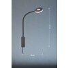 Honsel Lampor Cama Vägglampa, Läslampa LED Svart, 1-ljuskällor
