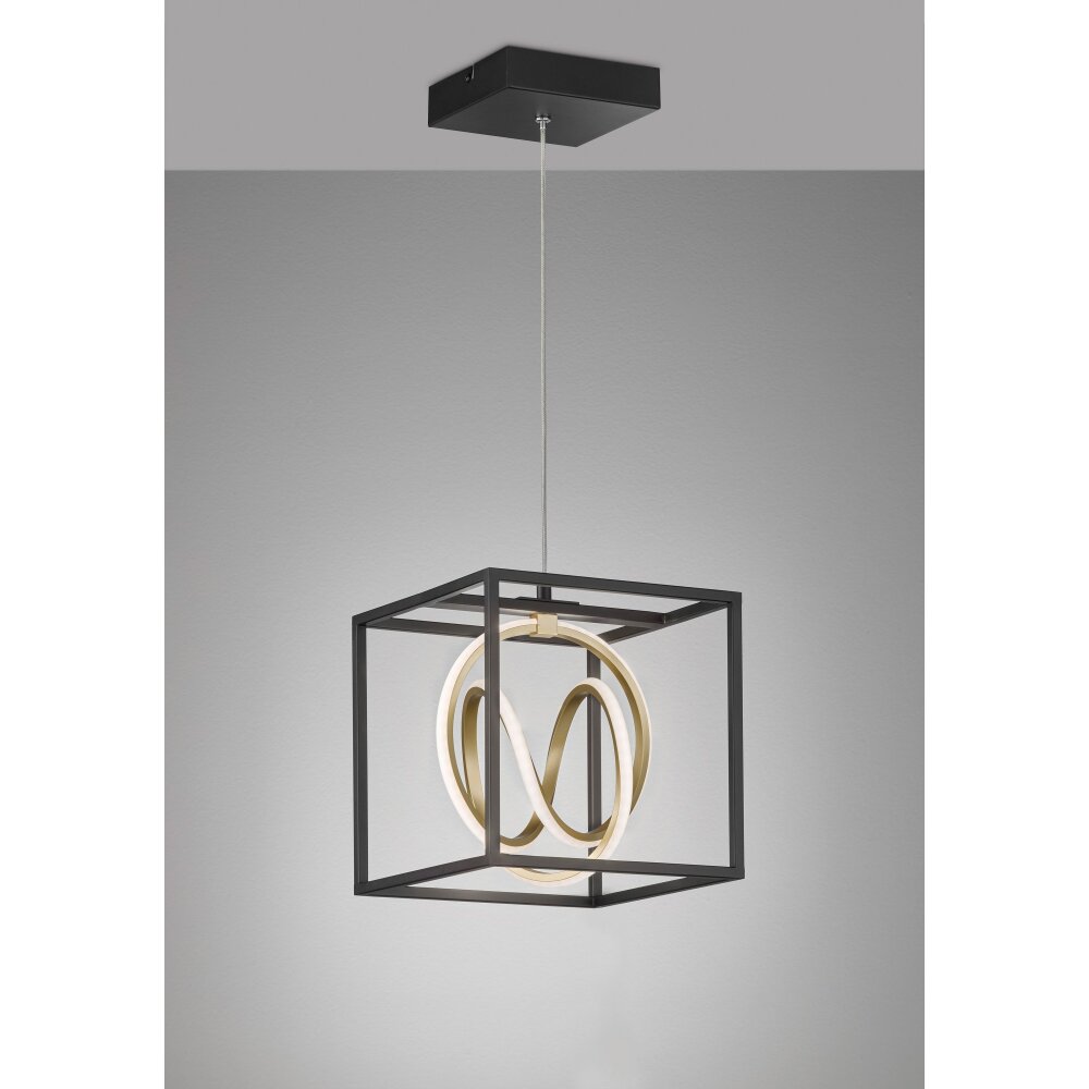 Honsel Lampor Gisi Pendelbelysning LED Svart, 1-ljuskällor, Fjärrkontroll main product photo