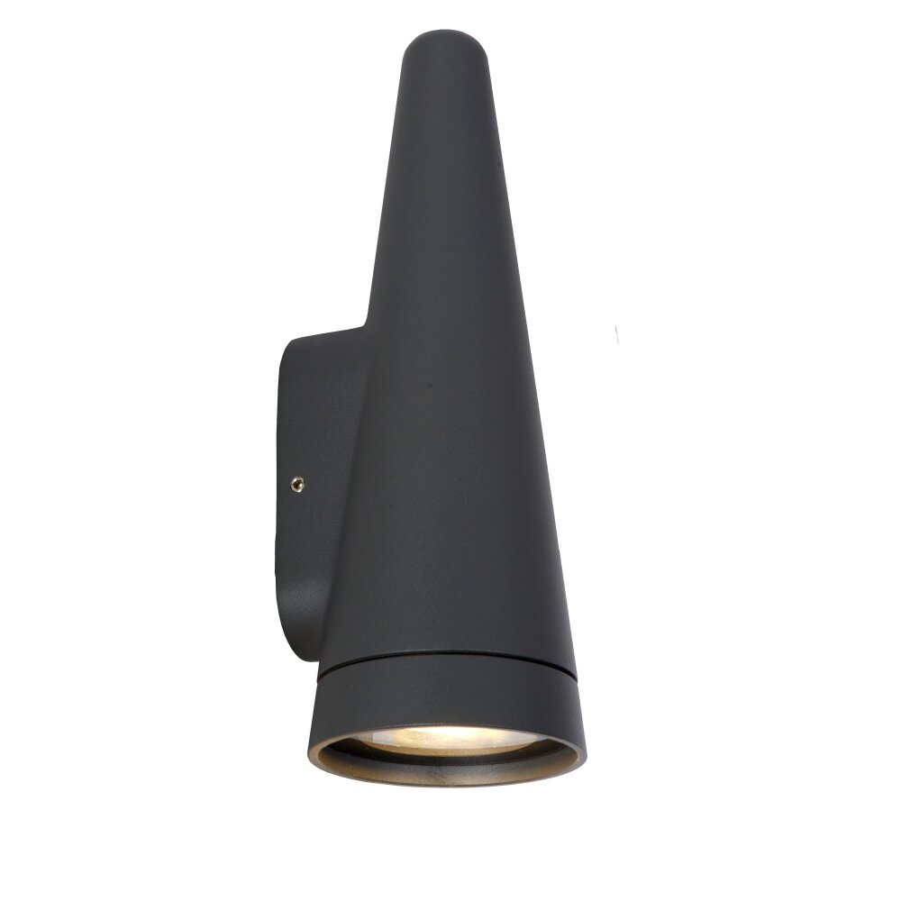Lucide WIZARD vägglampa utomhus Antracit, 1-ljuskällor main product photo