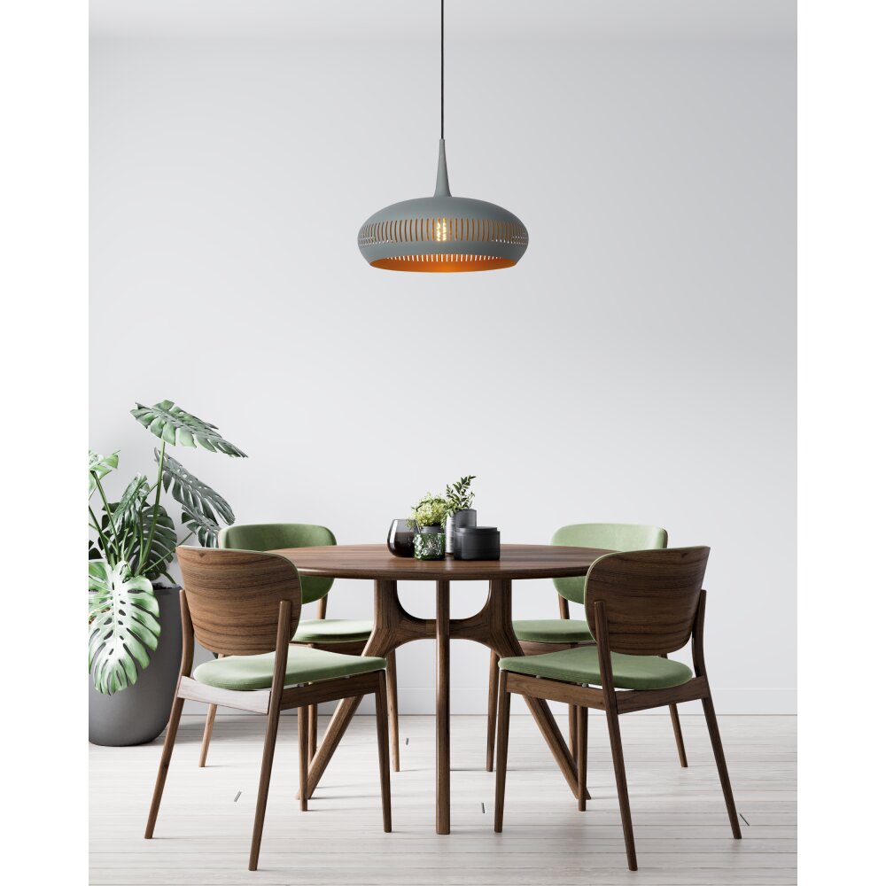 Lucide RAYCO Pendellampa Grått, 1-ljuskällor main product photo