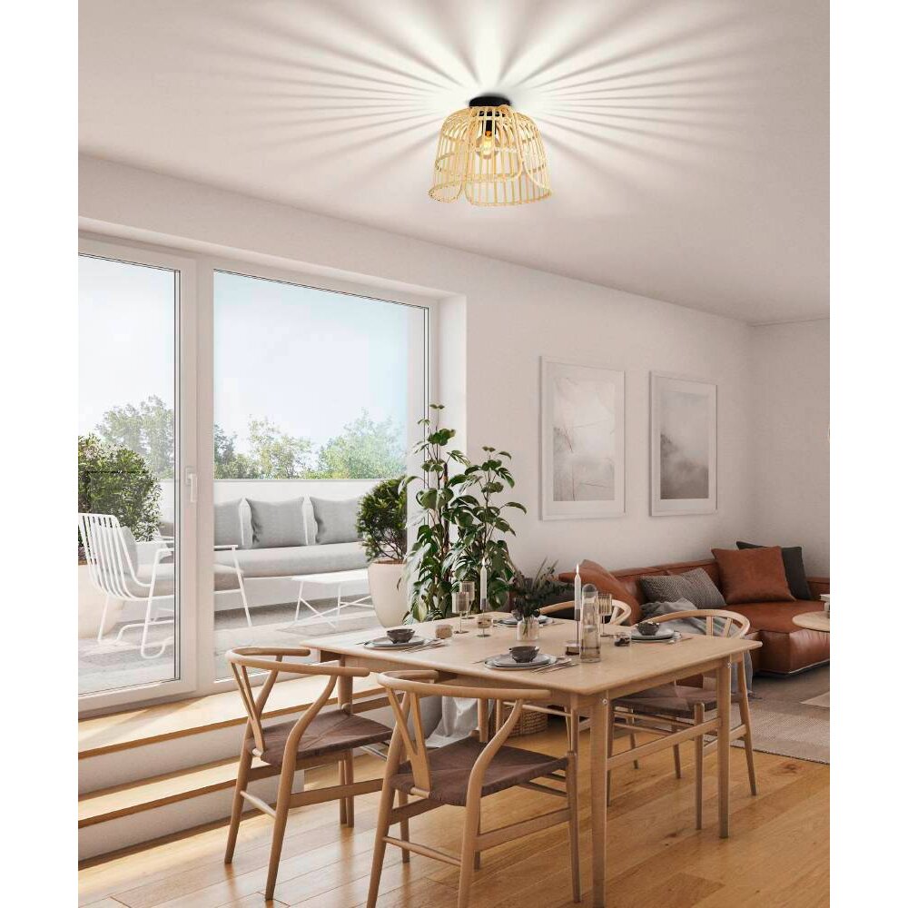Eglo Lampor GLYNEATH Taklampa Svart, 1-ljuskällor main product photo
