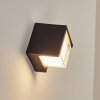 Vurey vägglampa utomhus, Vägglampa LED Svart, 1-ljuskällor