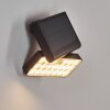 Estampes vägglampa utomhus, Solcellslampa, Vägglampa LED Antracit, 1-ljuskällor, Rörelsedetektor