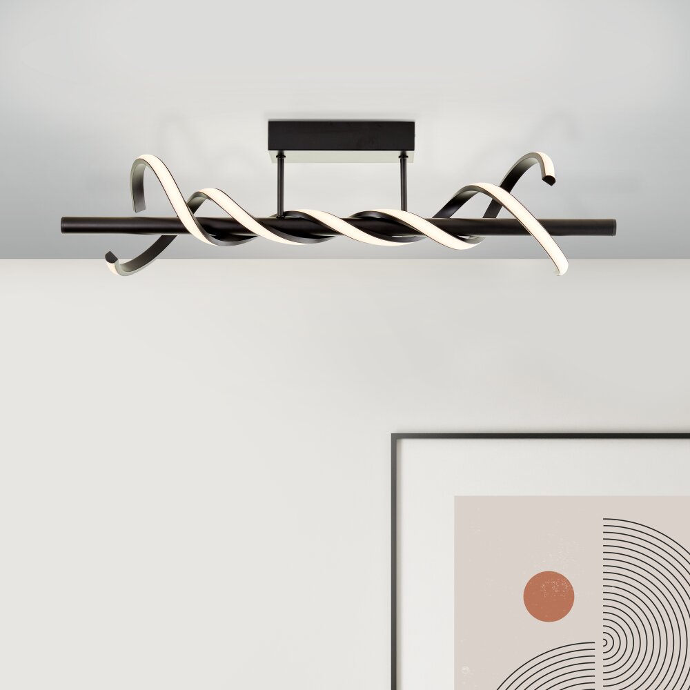 Brilliant Lampor Amalie Taklampa LED Svart, 1-ljuskällor main product photo