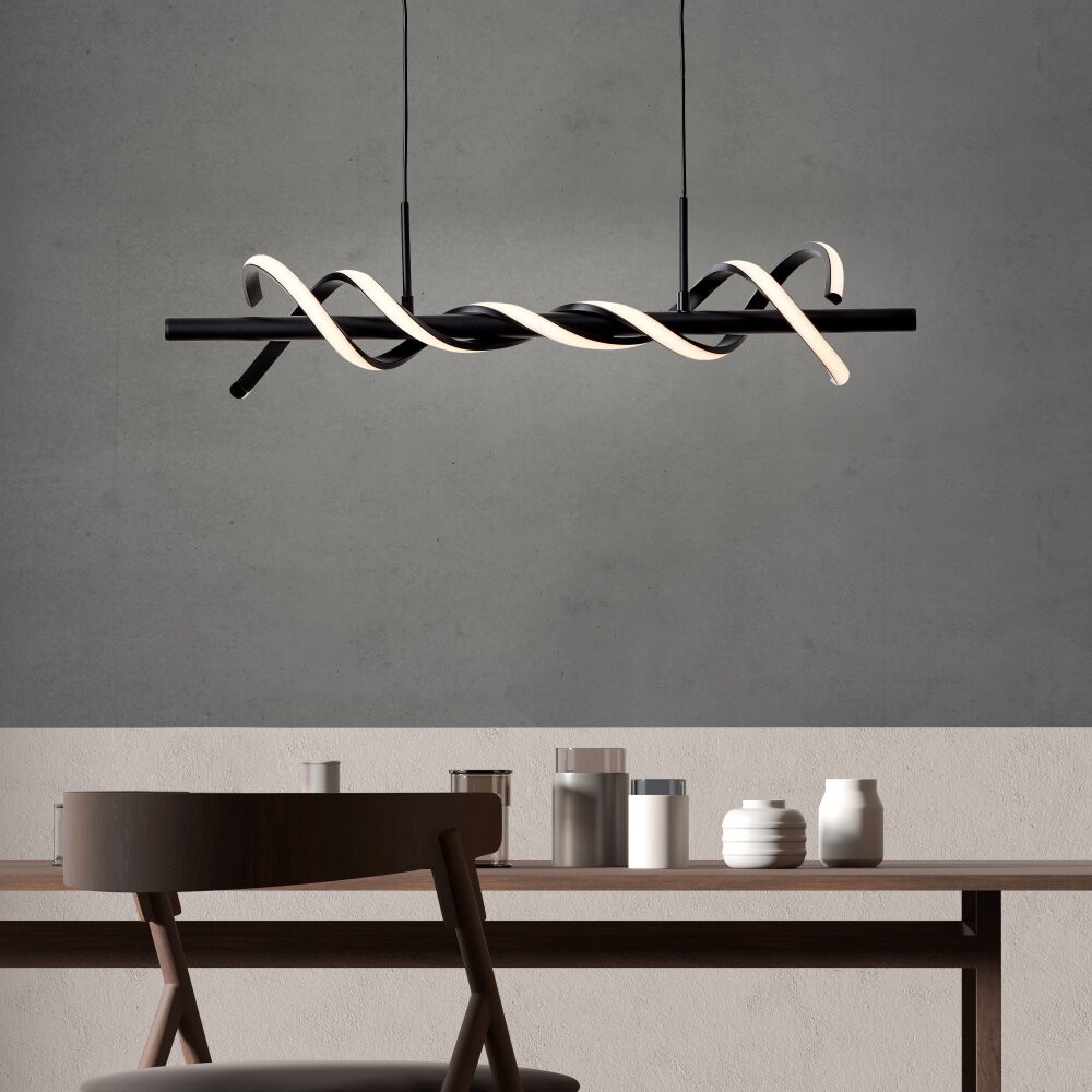 Brilliant Lampor Amalie Pendelbelysning LED Svart, 1-ljuskällor main product photo