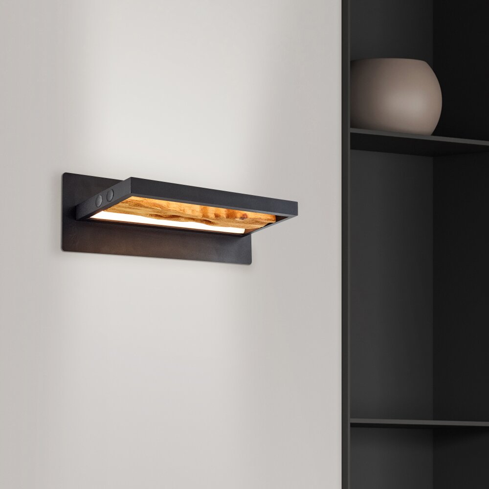 Brilliant Lampor Chaumont Vägglampa LED Svart, 1-ljuskällor main product photo