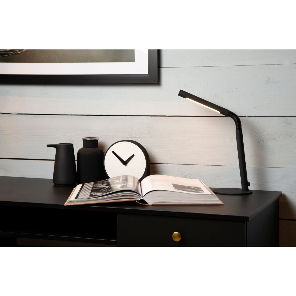 Lucide GILLY Skrivbordslampa LED Svart, 1-ljuskällor main product photo