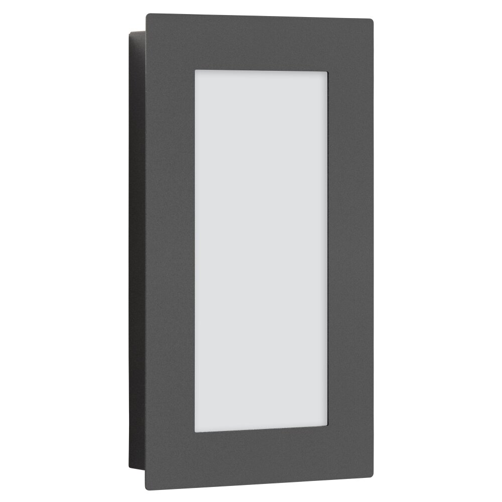 LCD Lamberg vägglampa utomhus LED Grått, 1-ljuskällor, Rörelsedetektor main product photo