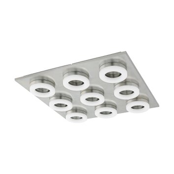 Eglo Lampor BRESSANONE Taklampa LED Nickel matt, 9-ljuskällor